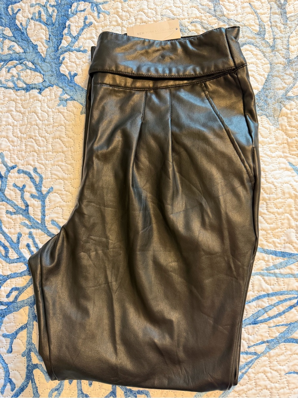 NWT NY & Co Faux Leather Pants